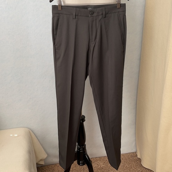 Gray Haggar Straight Fit Dress Pants - Picture 7 of 12